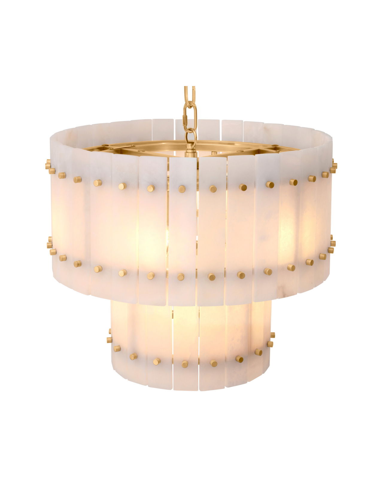 Ruby Chandelier Alabaster