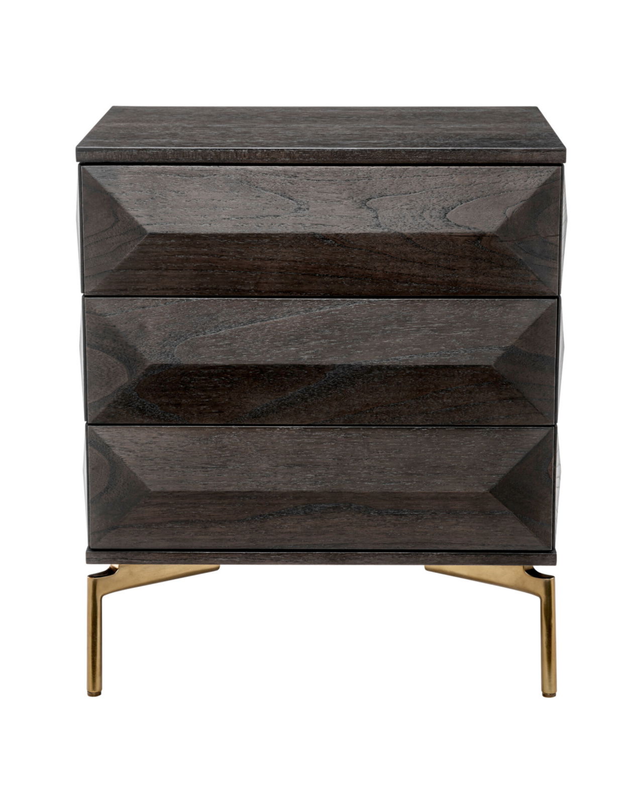 Denver Bedside Table Mocha Oak Veneer