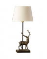 Reindeer Table Lamp Brown