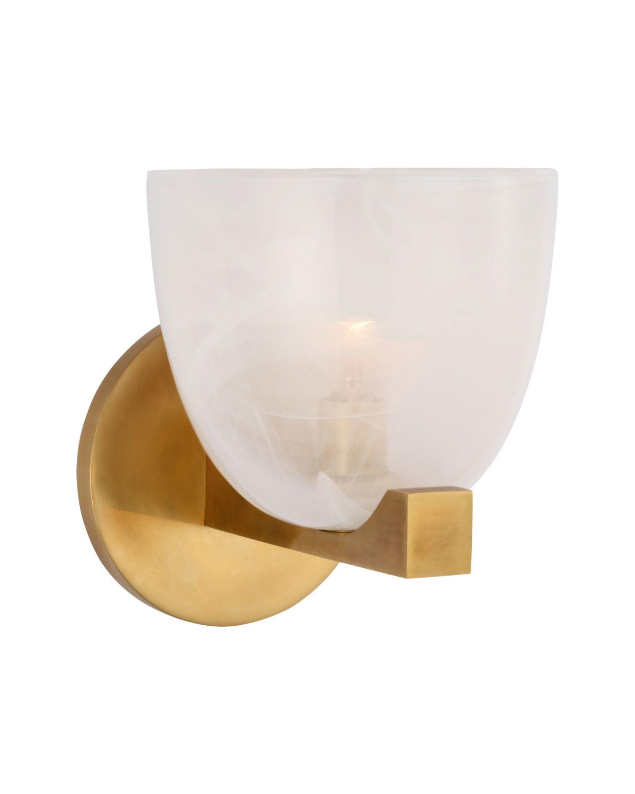 Carola Single Sconce Antique Brass
