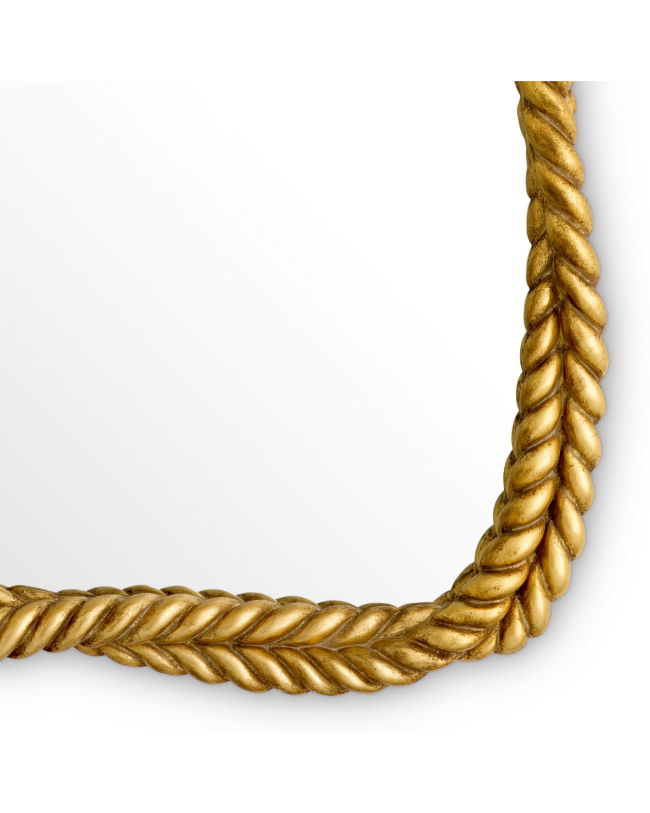 Vincenso spegel antik guld S