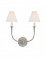Piaf Double Sconce Swedish Gray