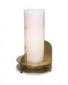 Claudel tafellamp alabaster/messing