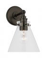 Parkington Small Single Wall Light Bronze/Clear glass