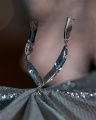 Vivienne Bow Christmas Decoration Silver 6-pack