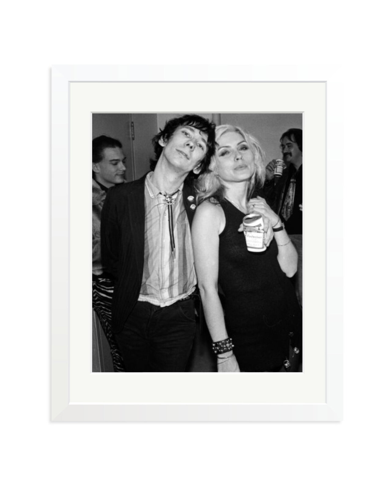 Stiv Bators & Debbie Harry White / Medium
