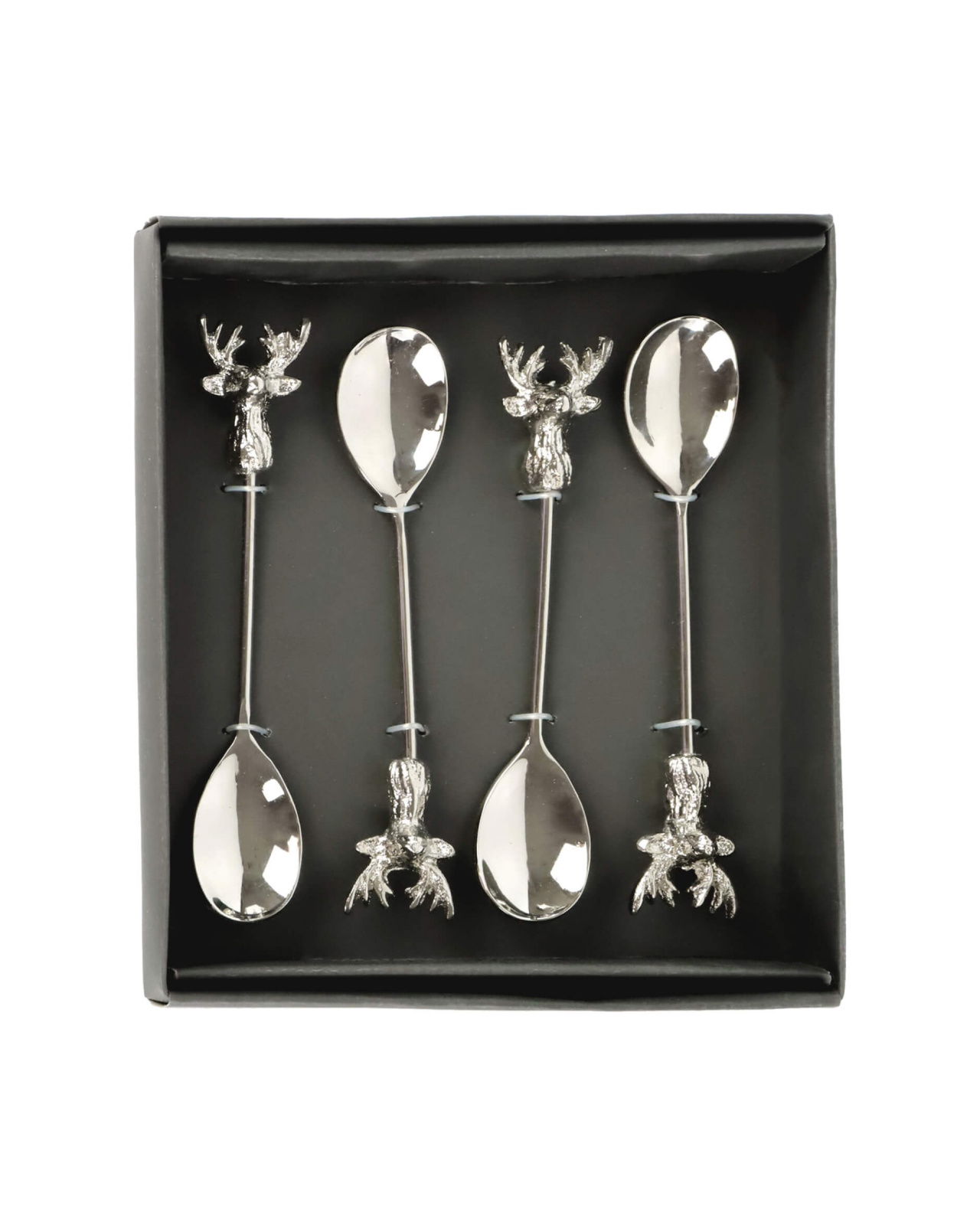 Deer Teaspoons 4-pack