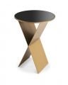 Fitch side table brass