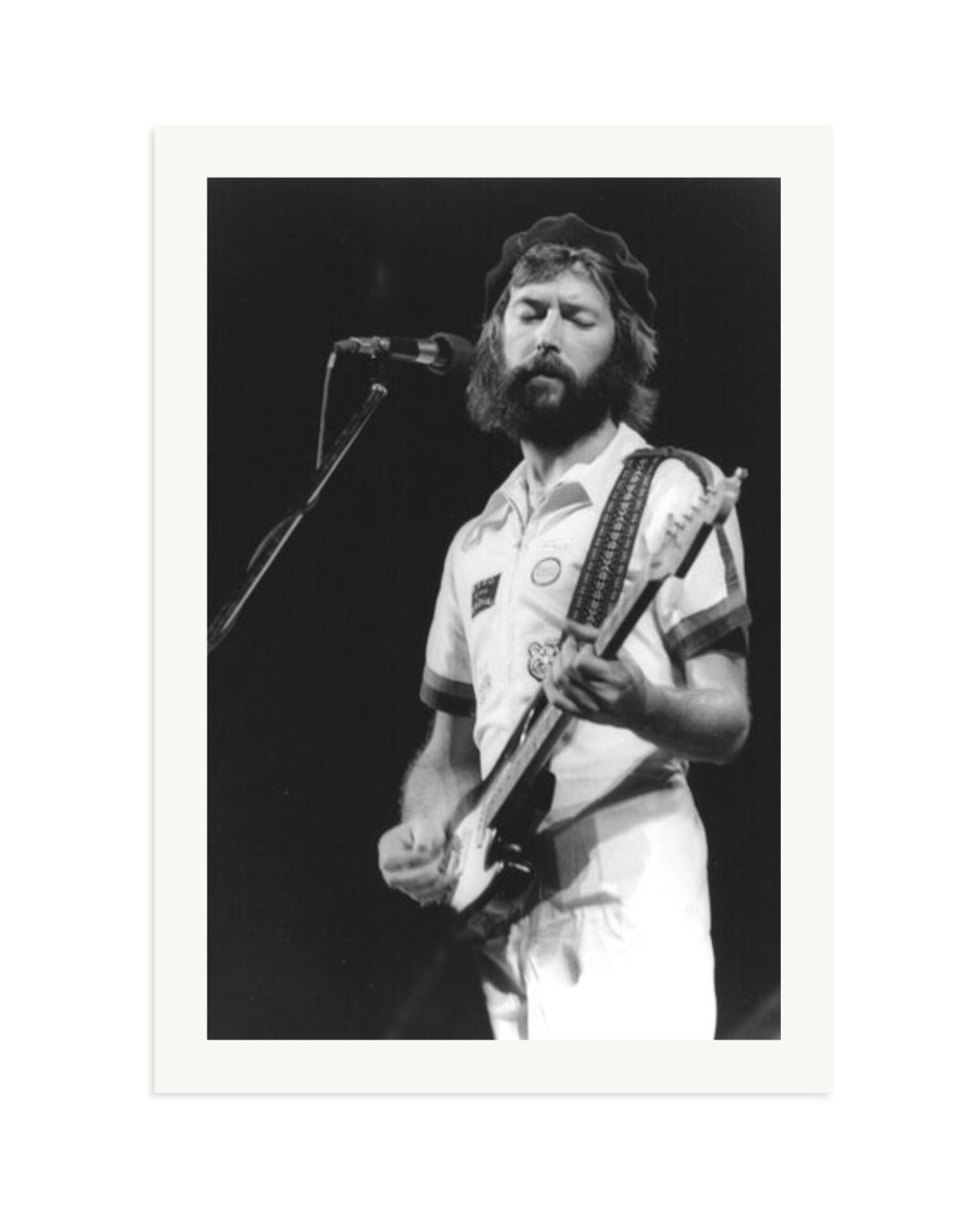 Eric Clapton 1975 Print Only / XXL