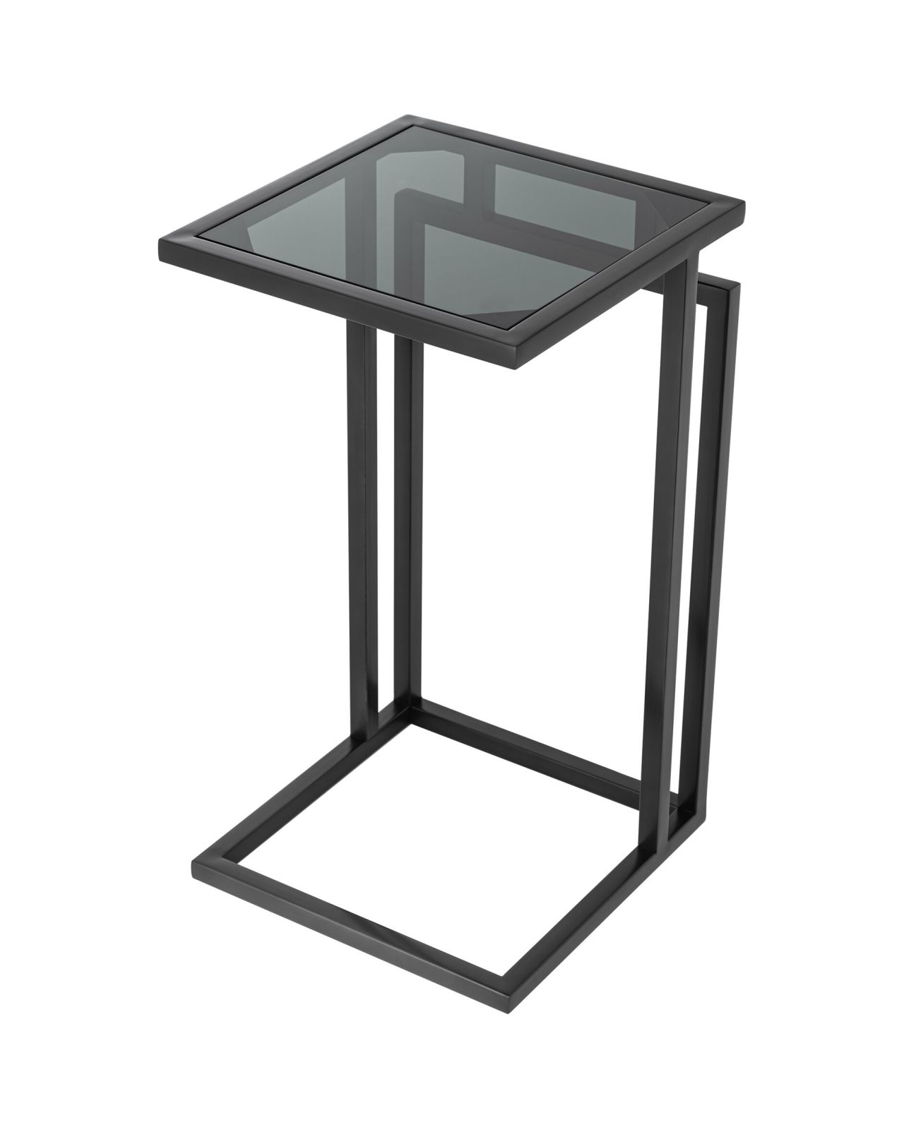 Marcus Side Table Gunmetal Finish