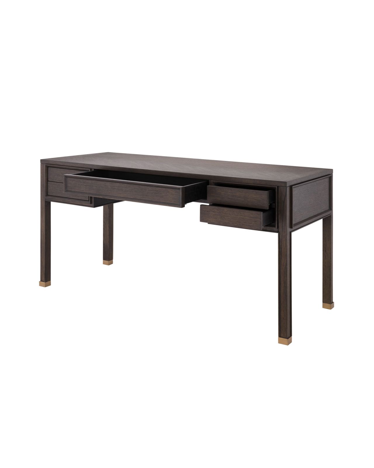 Melchior skrivbord brun OUTLET