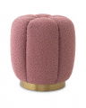 Orchanic pall bouclé rose