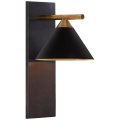 Cleo Sconce Bronze and Antique Brass/Black