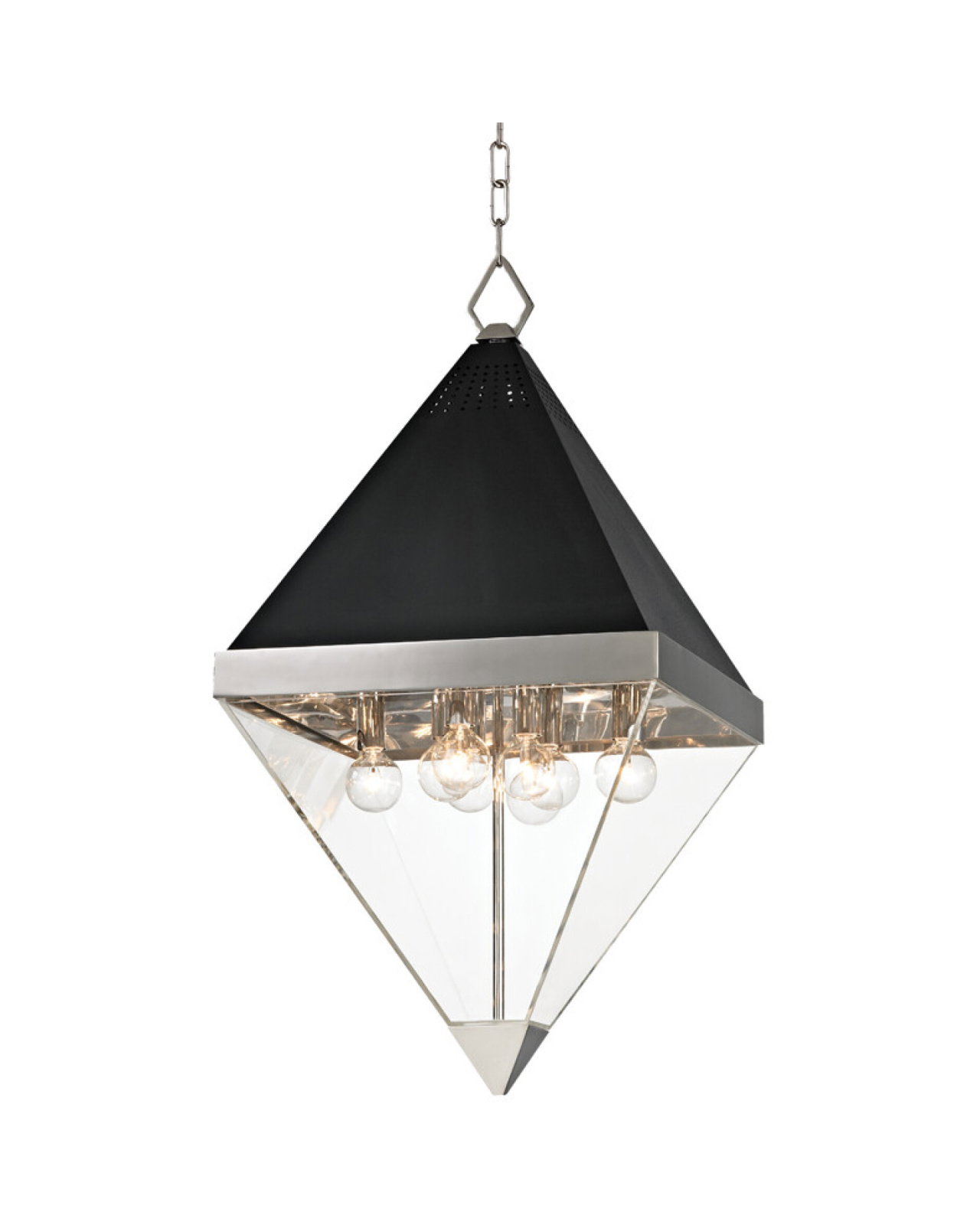 Coltrane plafondlamp nikkel