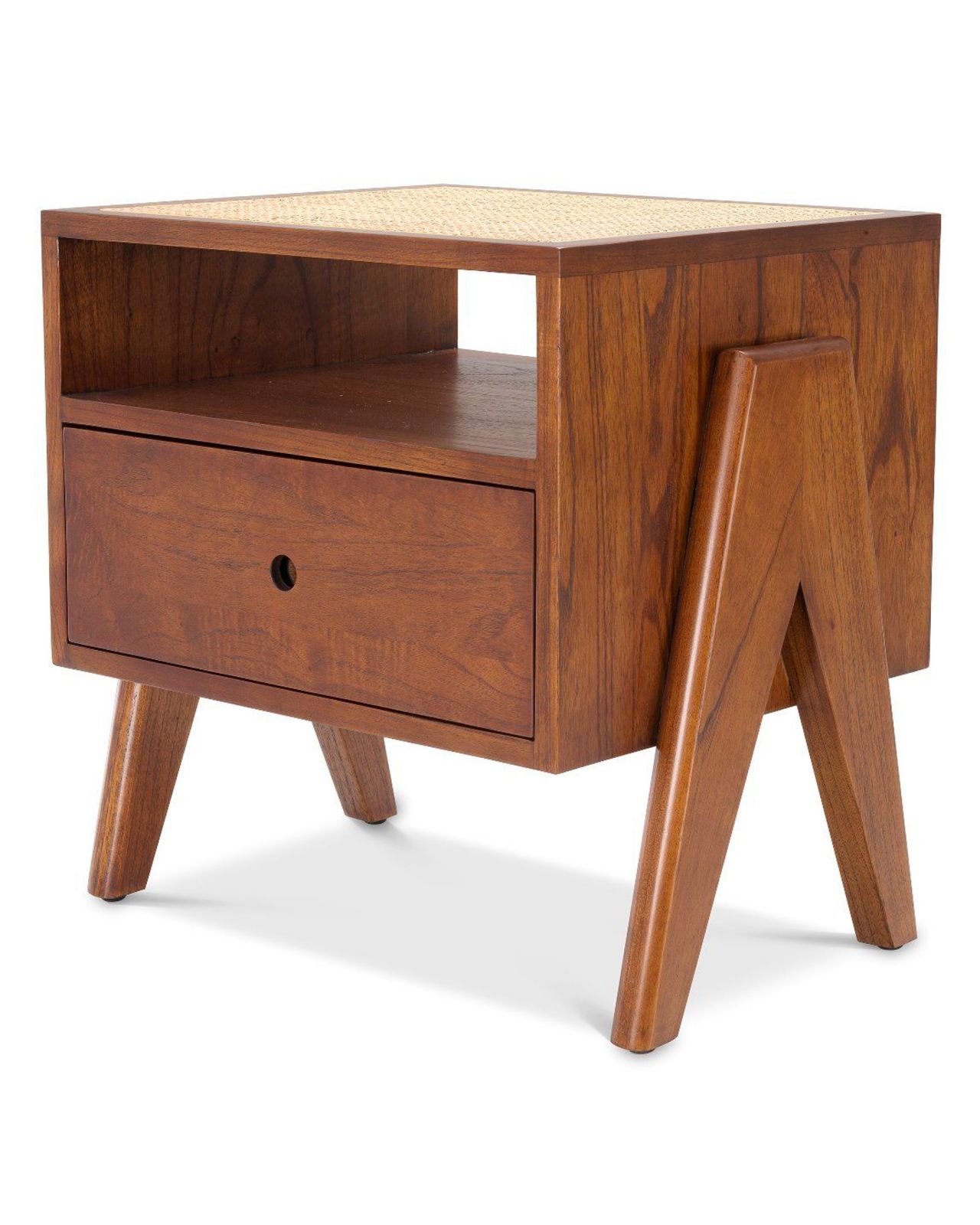 Latour bedside table brown