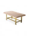 Adrian Coffee Table Antique Brass