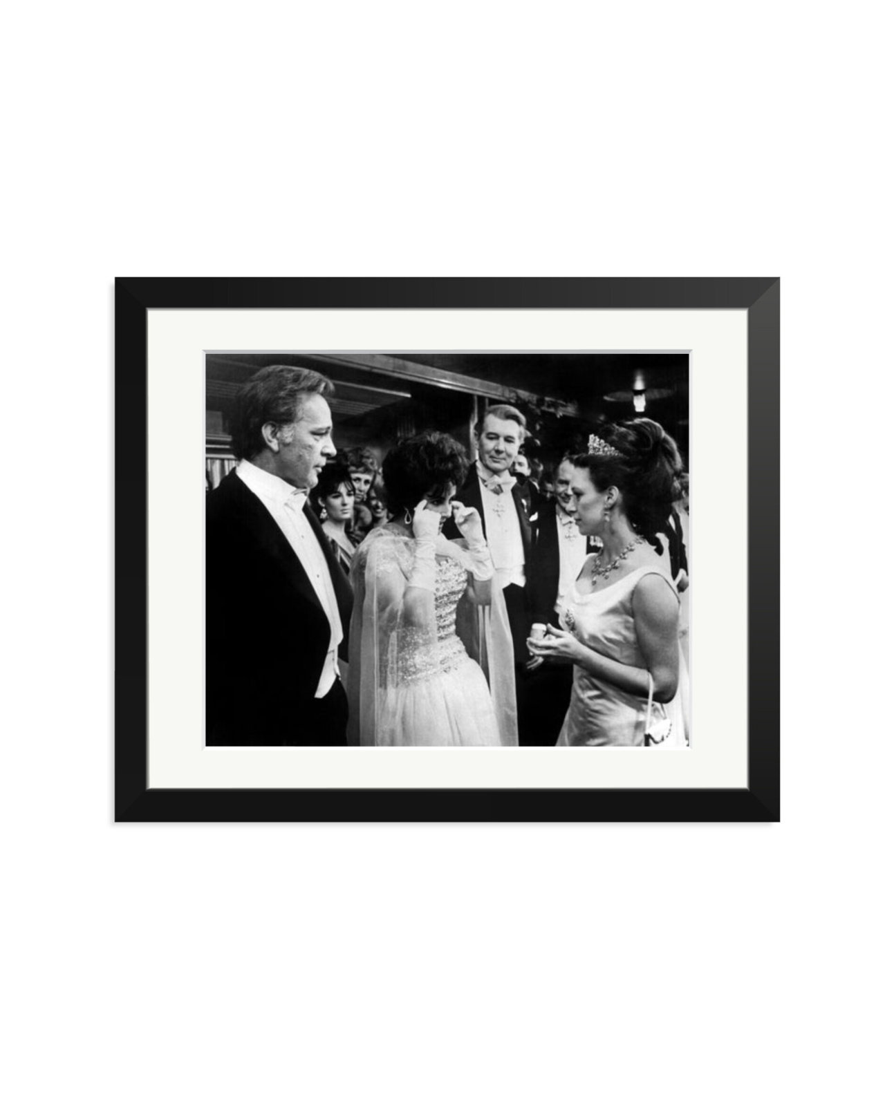 Burton, Taylor and Princess Margaret Black / Medium