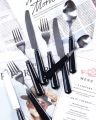 Newport Brilliant Black cutlery set