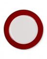 Audley Deep Red dinner plate 6-pack