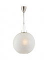 Hailey Medium Round Pendant Polished Nickel