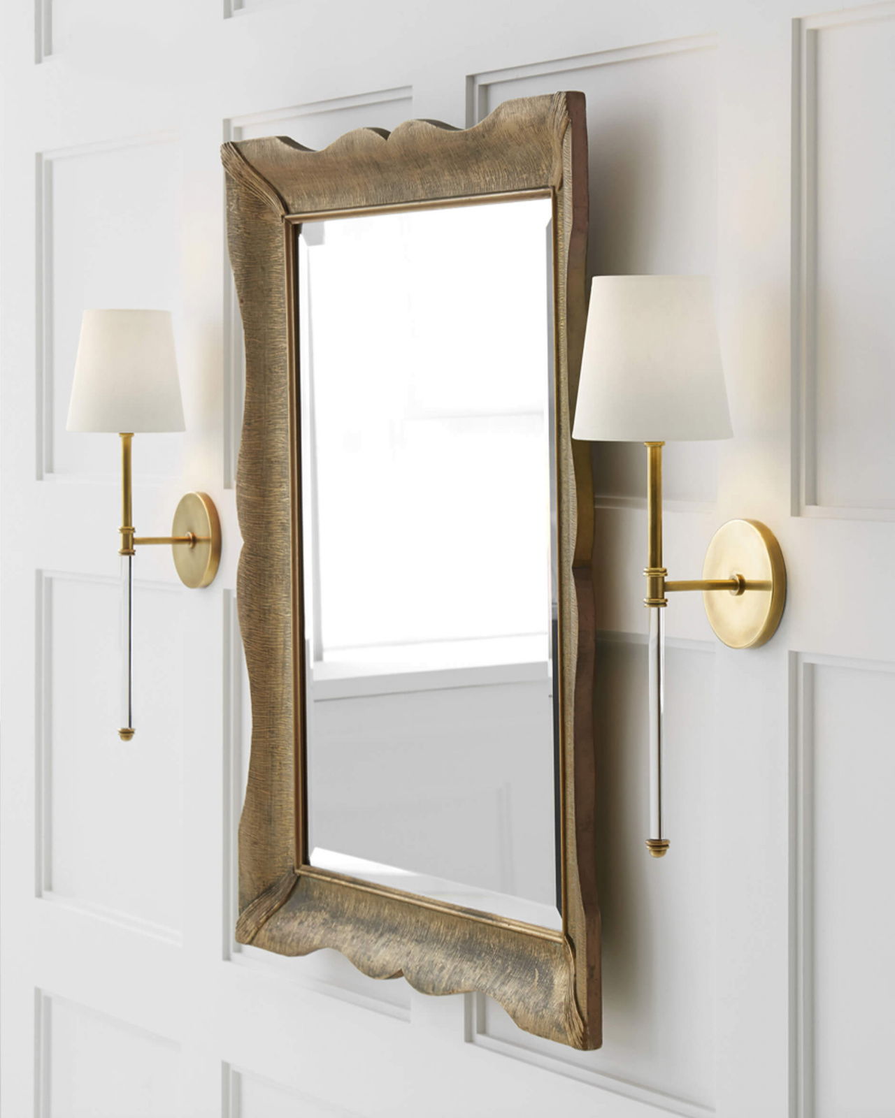 Abigail Sconce Soft Brass Large