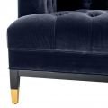 Castelle soffa savona midnight blue velvet