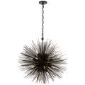 Strada Round Pendant Black