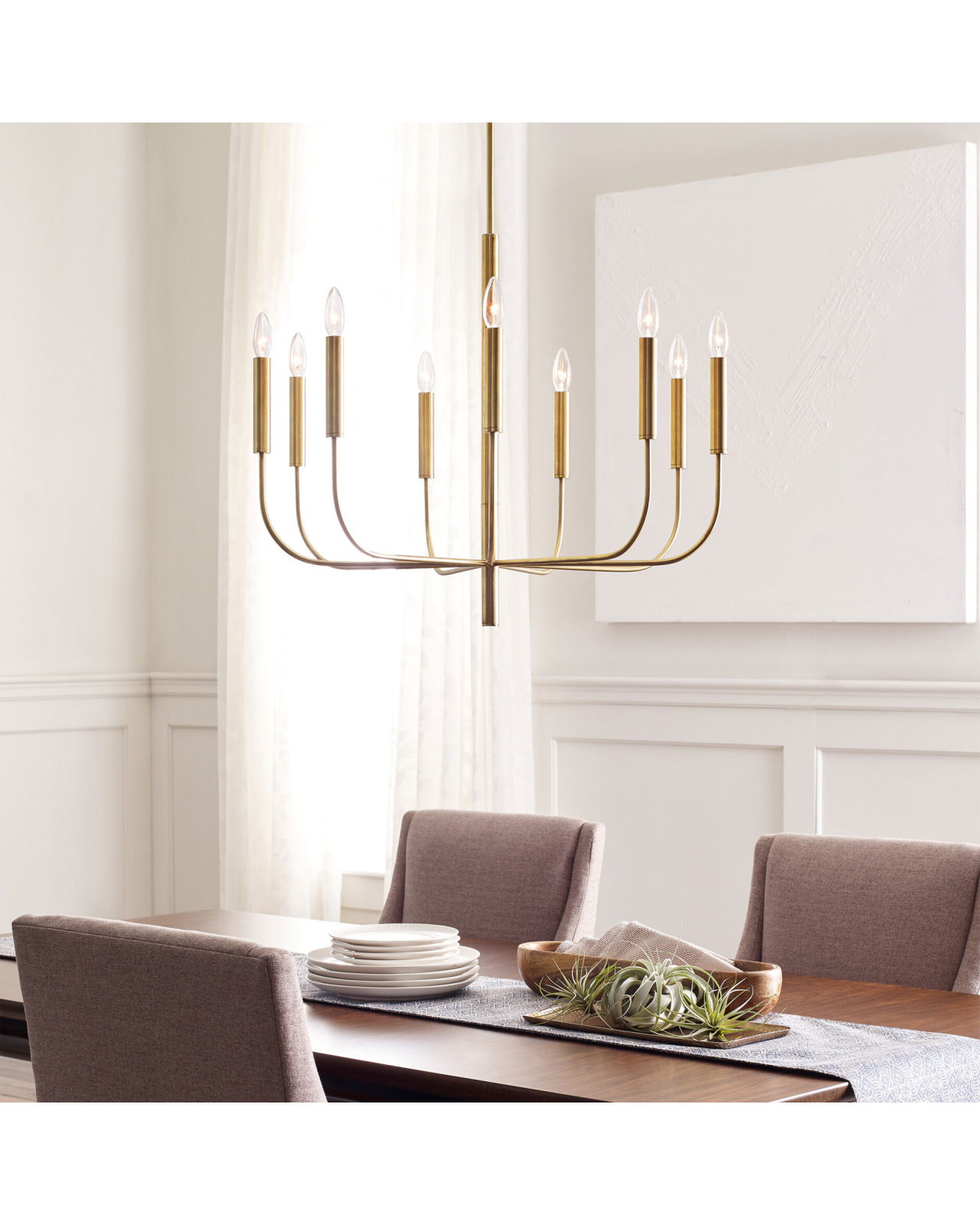 Brianna Medium Chandelier Brass