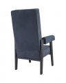 Milo chair blue nubuck high