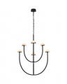 Pedra Two-Tier Chandelier Bronze Large