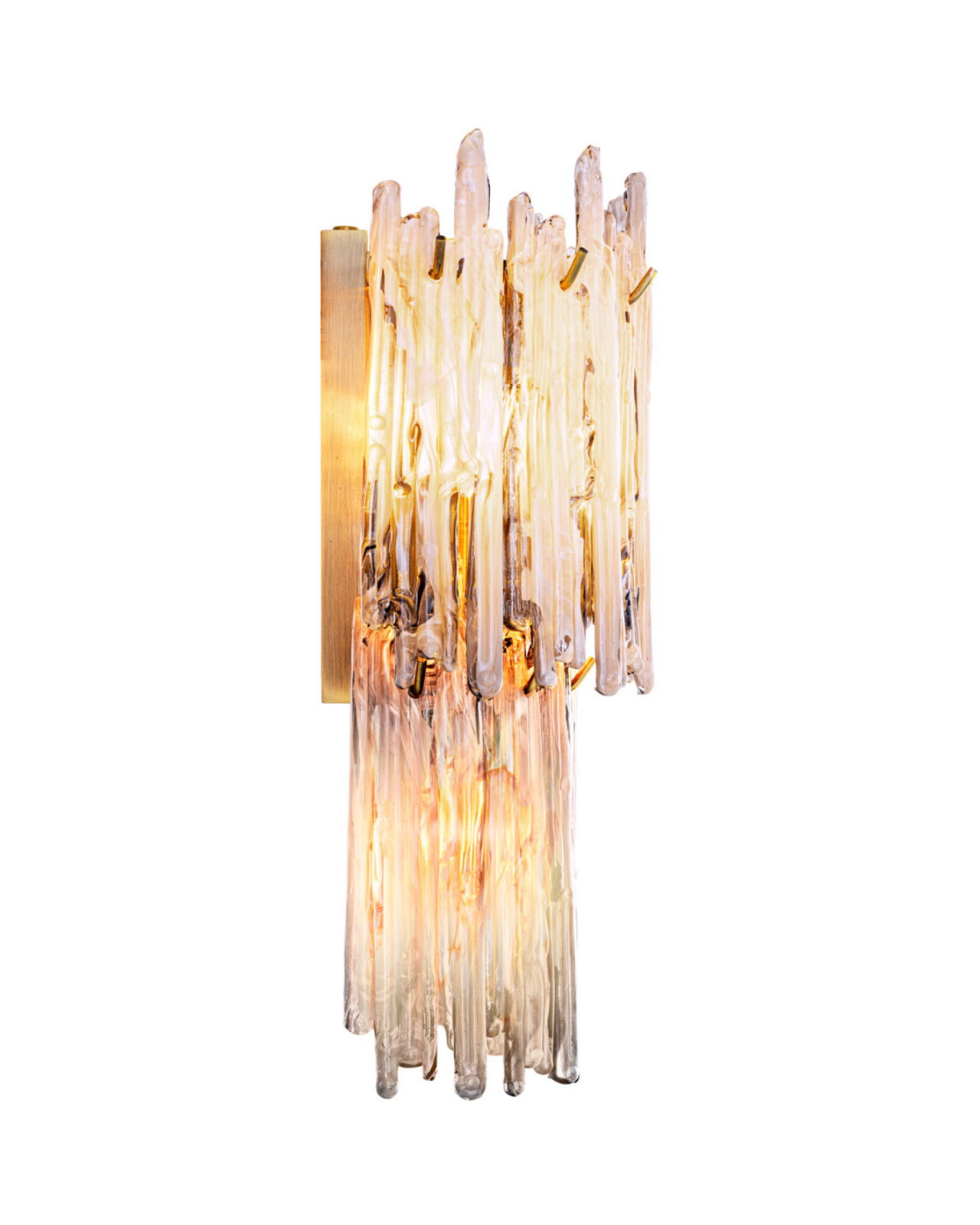 Saint Roch wandlamp geborsteld messing