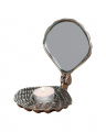 Shell tealight holder silver