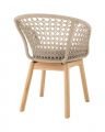 Trinity Outdoor Dining Chair off-white