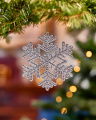 Glimmer Snowflakes Christmas Tree Decoration 2-pack