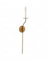 Belfair Tail Sconce Gilded Iron Large