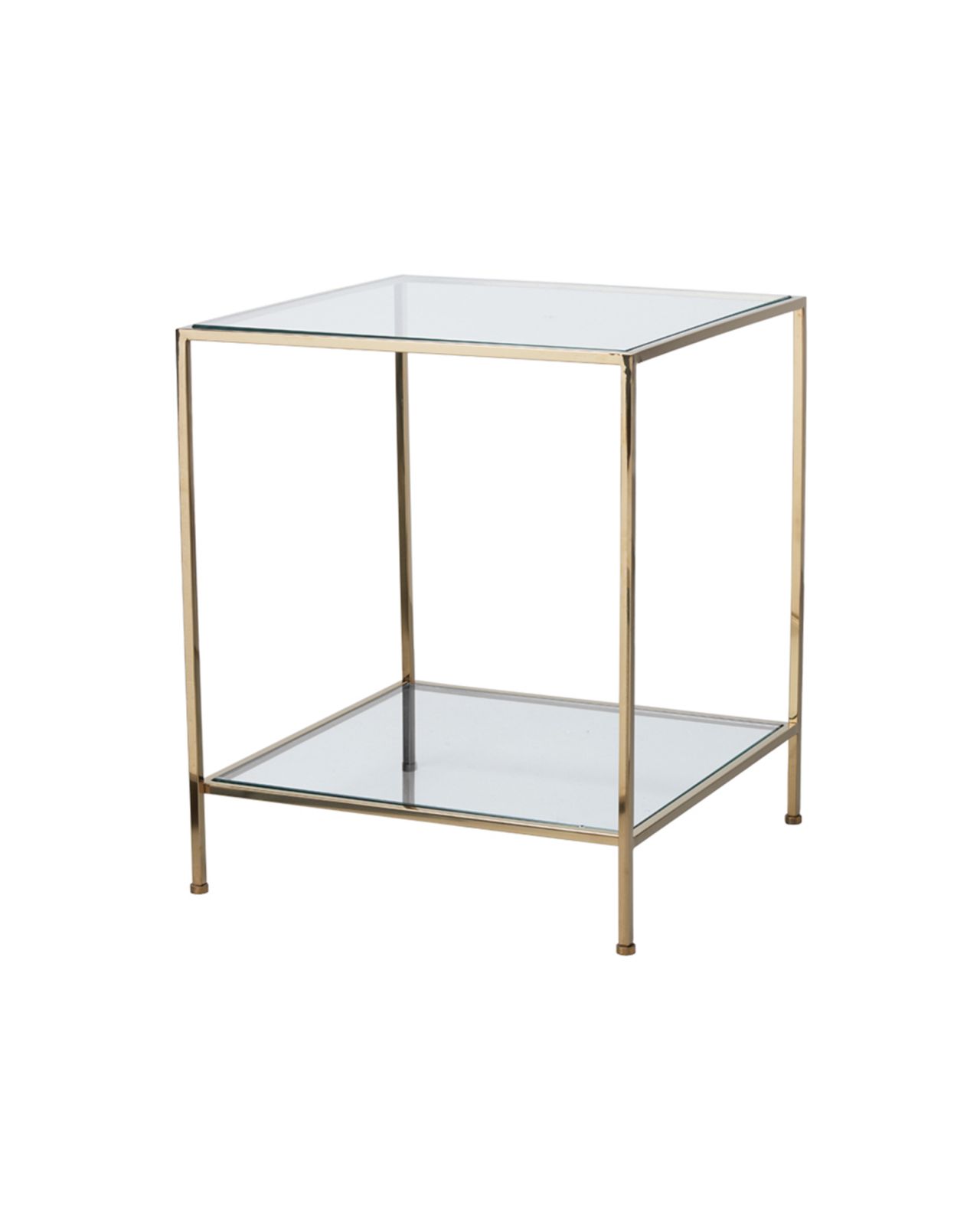 Fleur sidobord borstad mässing OUTLET