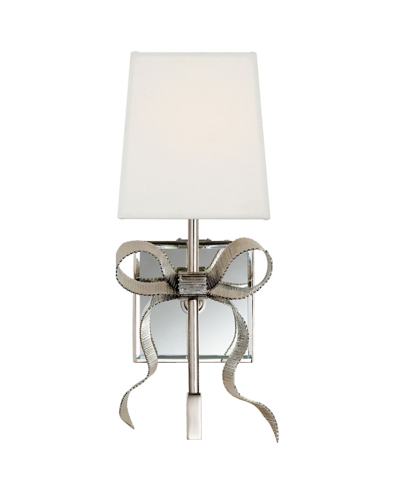 Ellery Small Gros-GraBow Sconce Polished Nickel