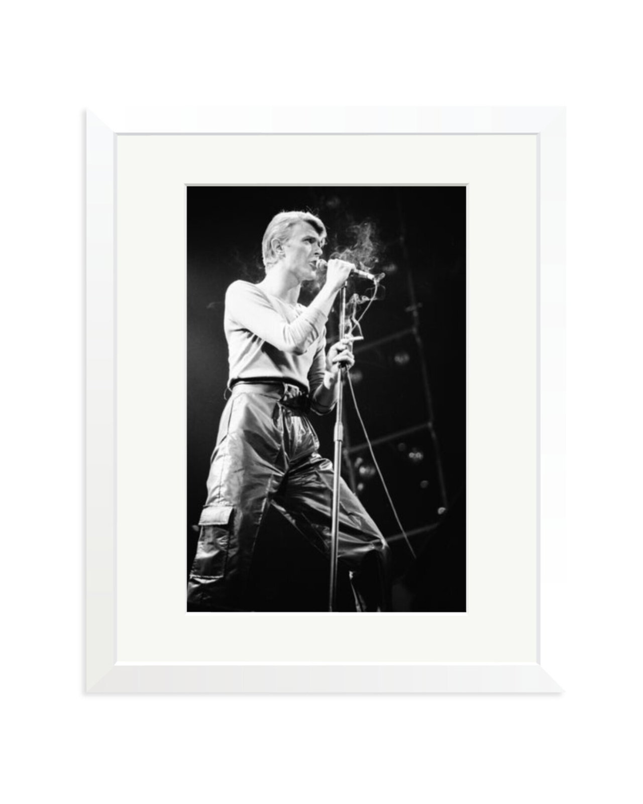 Smoking Bowie, 1978 White / Medium