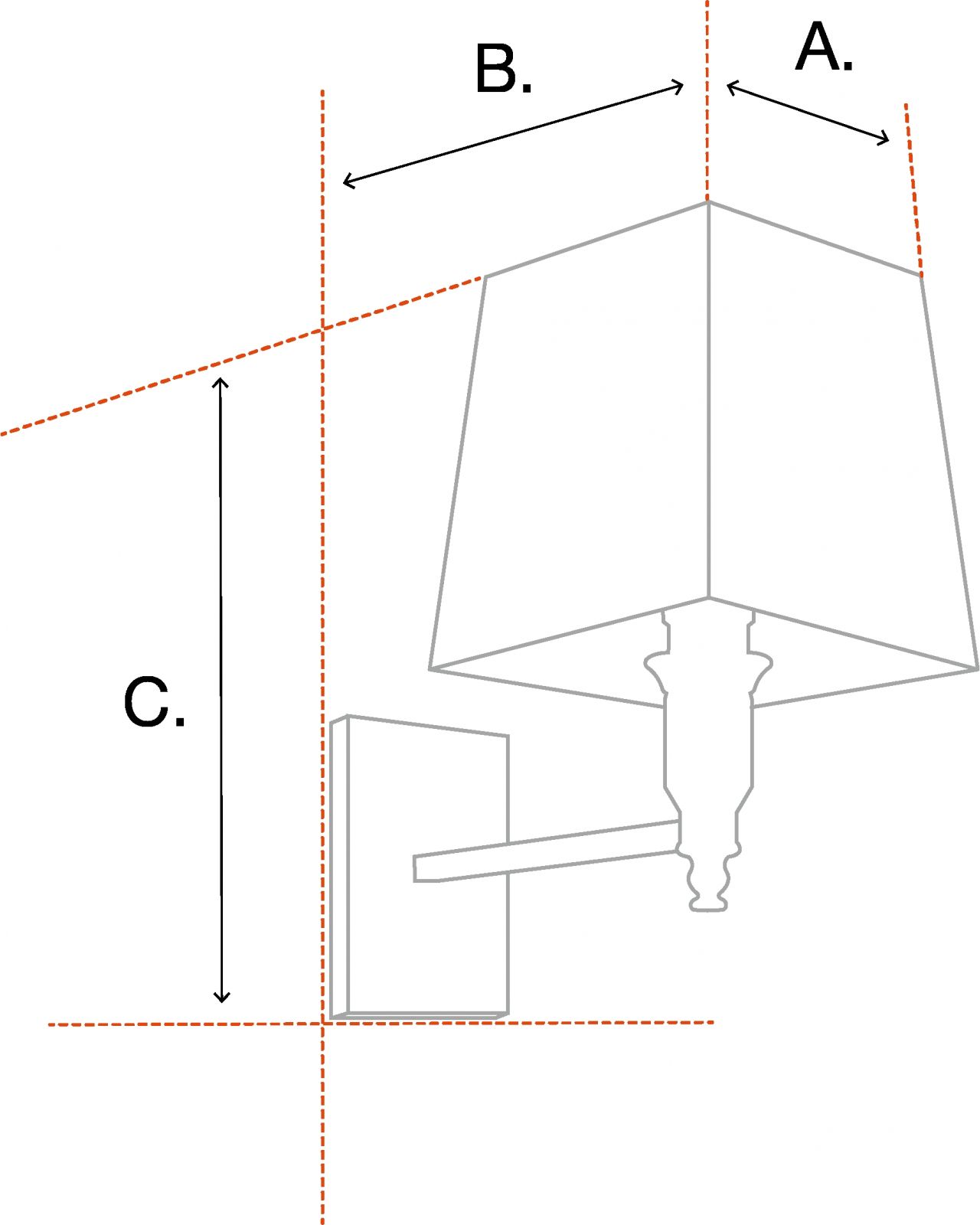 Bonheur Wall Lamp Gold