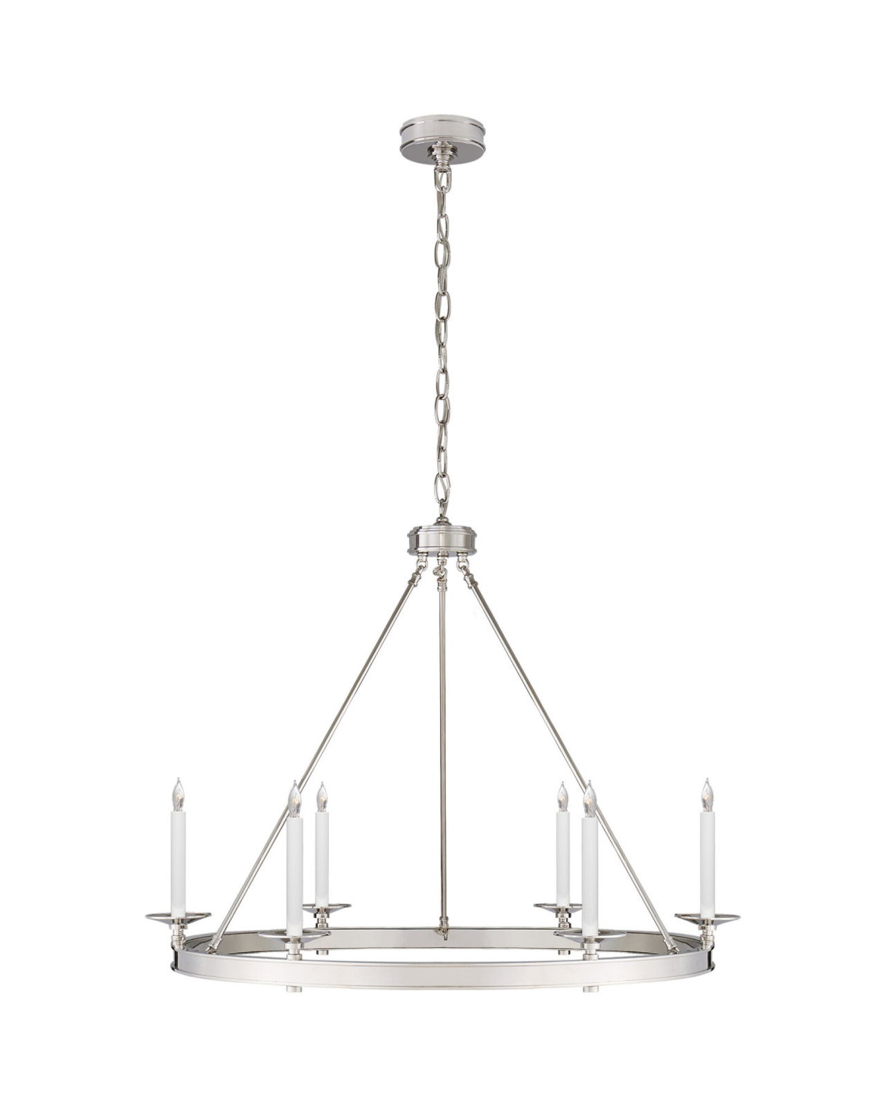 Launceton Ring Chandelier Polished Nickel