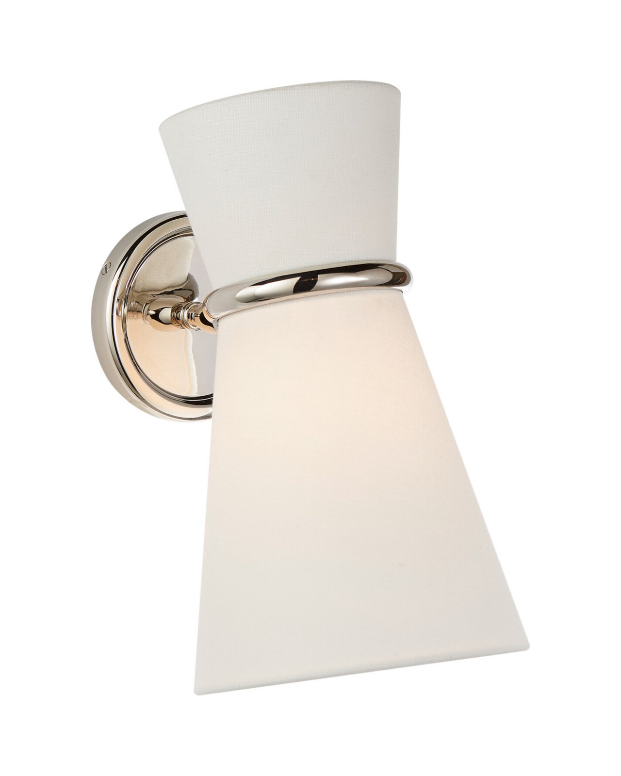 Clarkson Small Single Pivoting Sconce Polished Nickel
