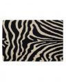 Zebra dörrmatta svart/vit OUTLET