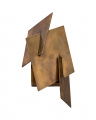 Origami Wall Lamp Vintage Brass