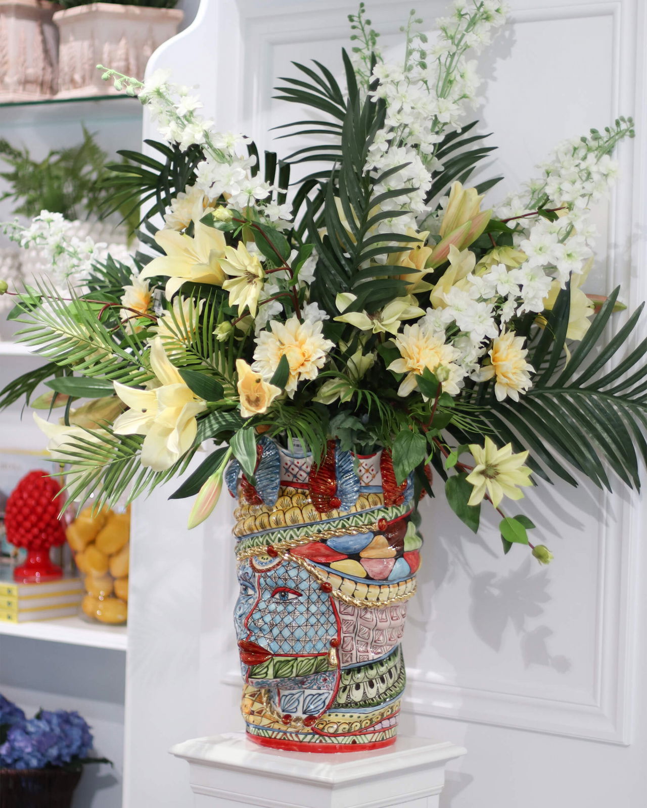 Testa di Moro donna rosso rubino