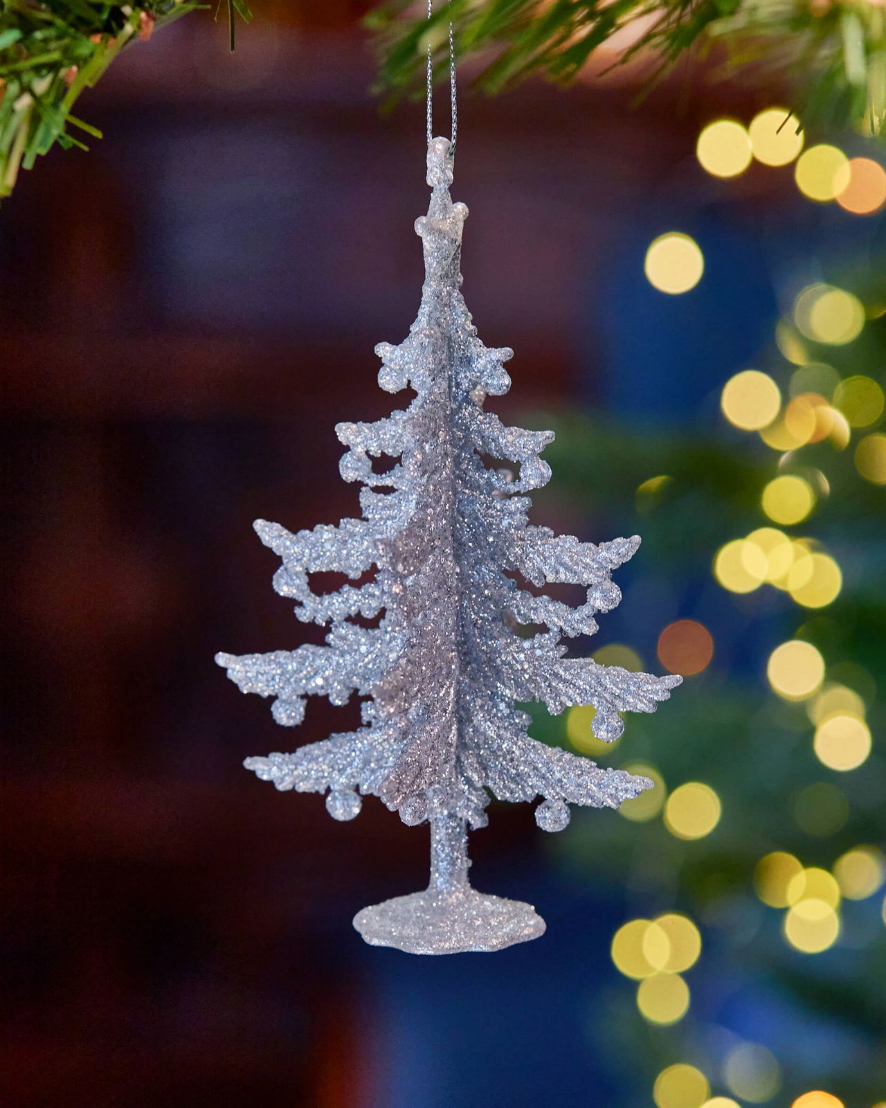 Archie Christmas Tree Decoration Silver