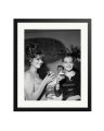 Claudia Cardinale and Romy Schneider Black / Large
