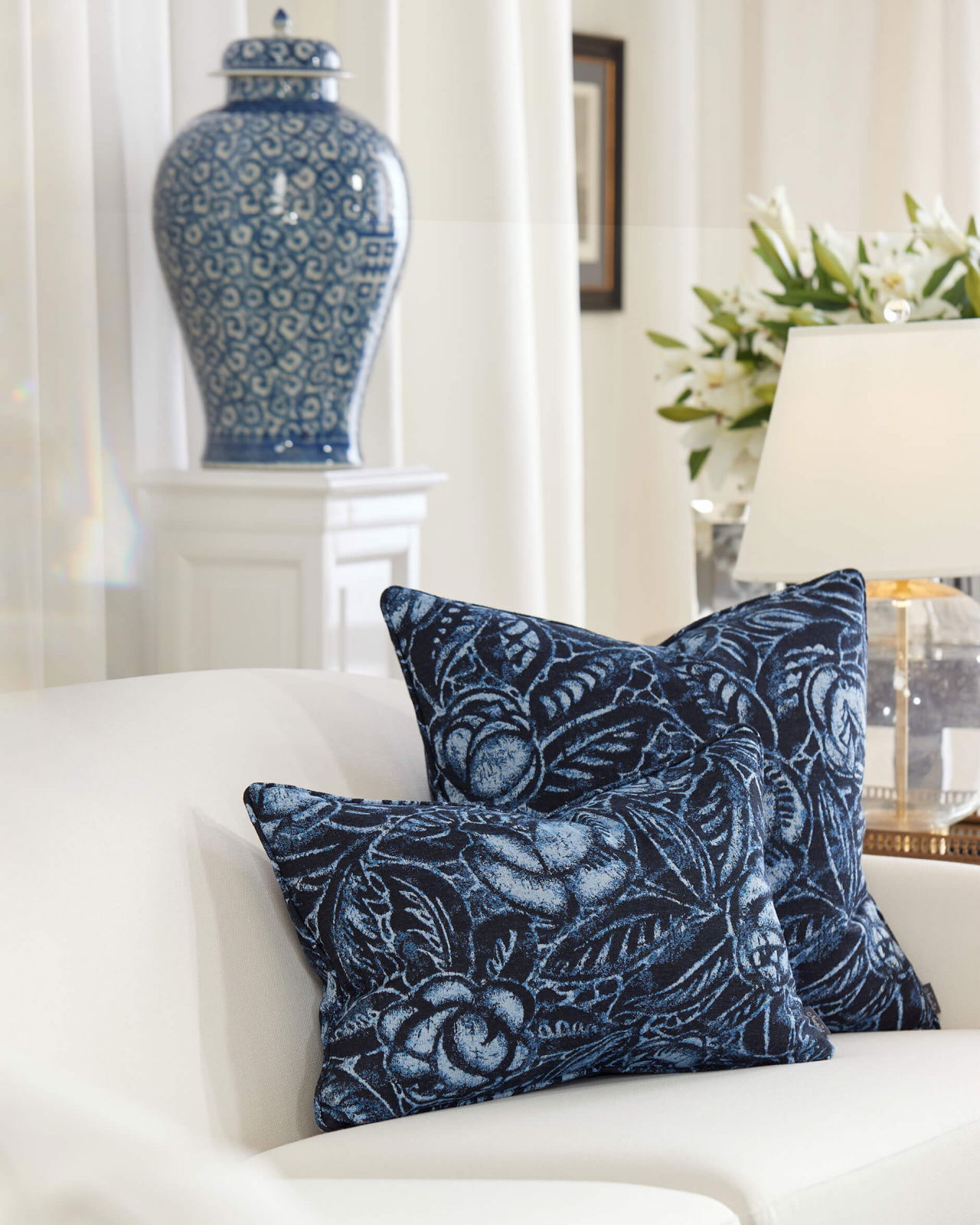 Hacienda Floral kuddfodral carribean