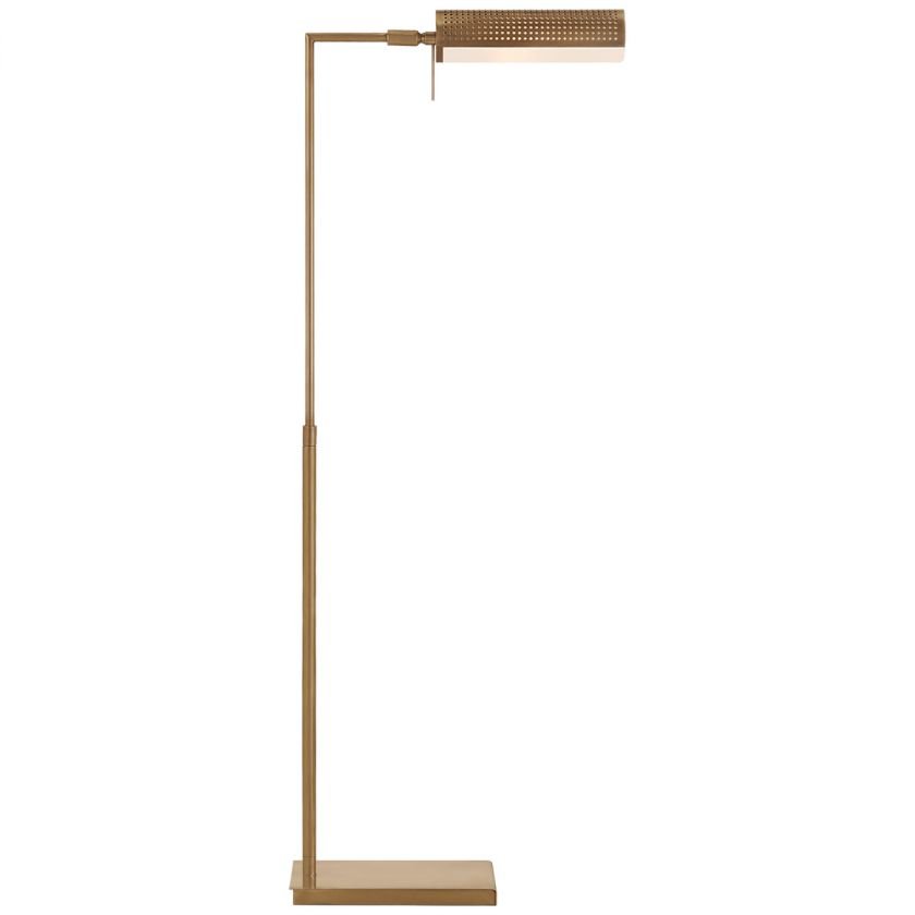 Precision Pharmacy Floor Lamp Antique-Burnished Brass