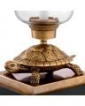 Tortoise lyhty vintage brass