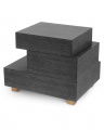 Evendale Nightstand Charcoal Oak